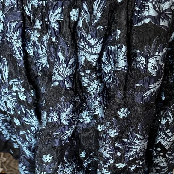 Elliatt Black and Blue Floral Maxi Dress - Picture 4 of 6